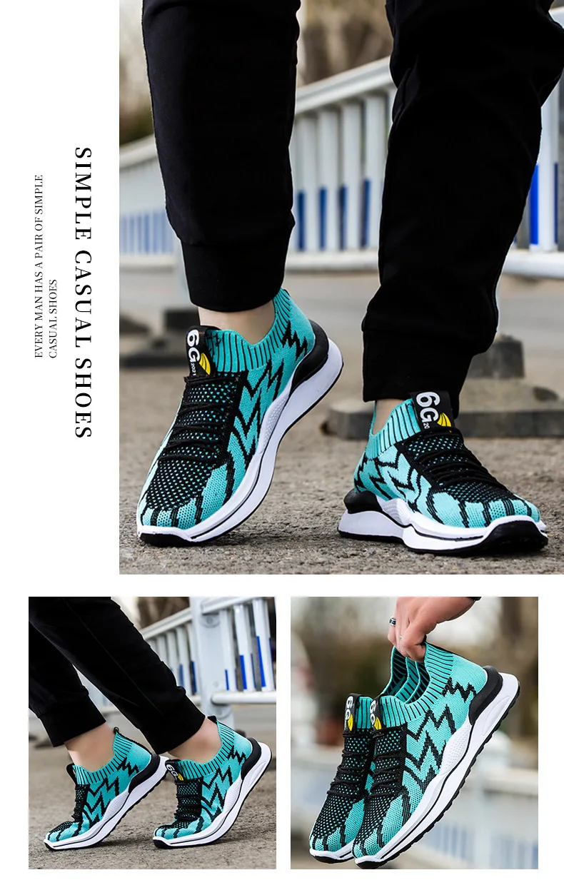 Wholesale Fashion Light Weight Casual Shoes for Men Sneaker Sport Shoes for Men