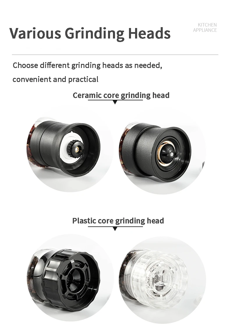 2021 Popular Sales Plastic Salt Grinder Bottle 80ml,Travel 100ml Salt