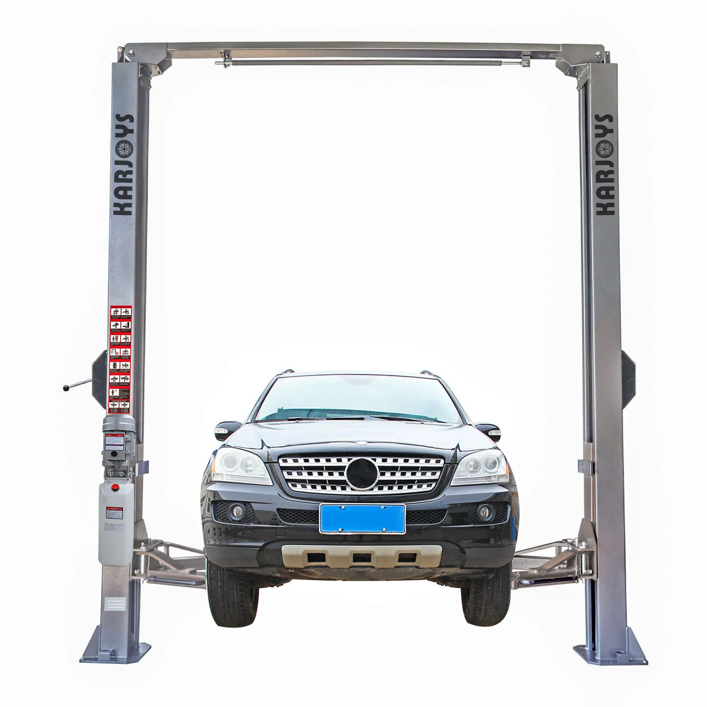 4200kg Capacity car hoist 2 Post Vehicle Lift Equipment Electro Hydraulic Portable Two Post Car Lift