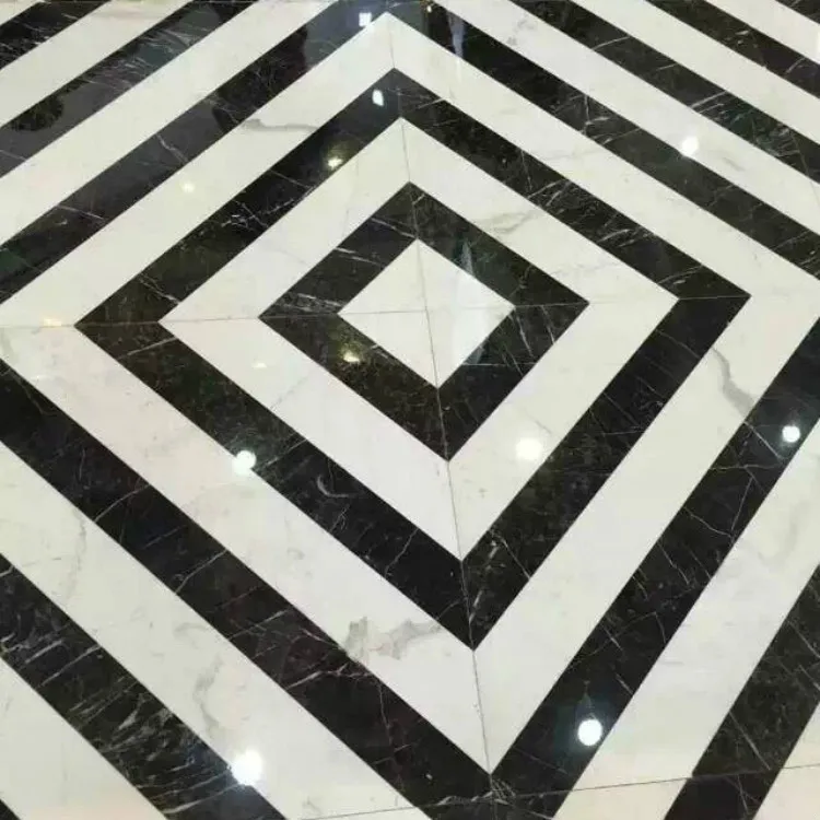 product high quality customization design water jet pattern medallion floor tiles for hotel labby decor flower marble water jet inlay-4