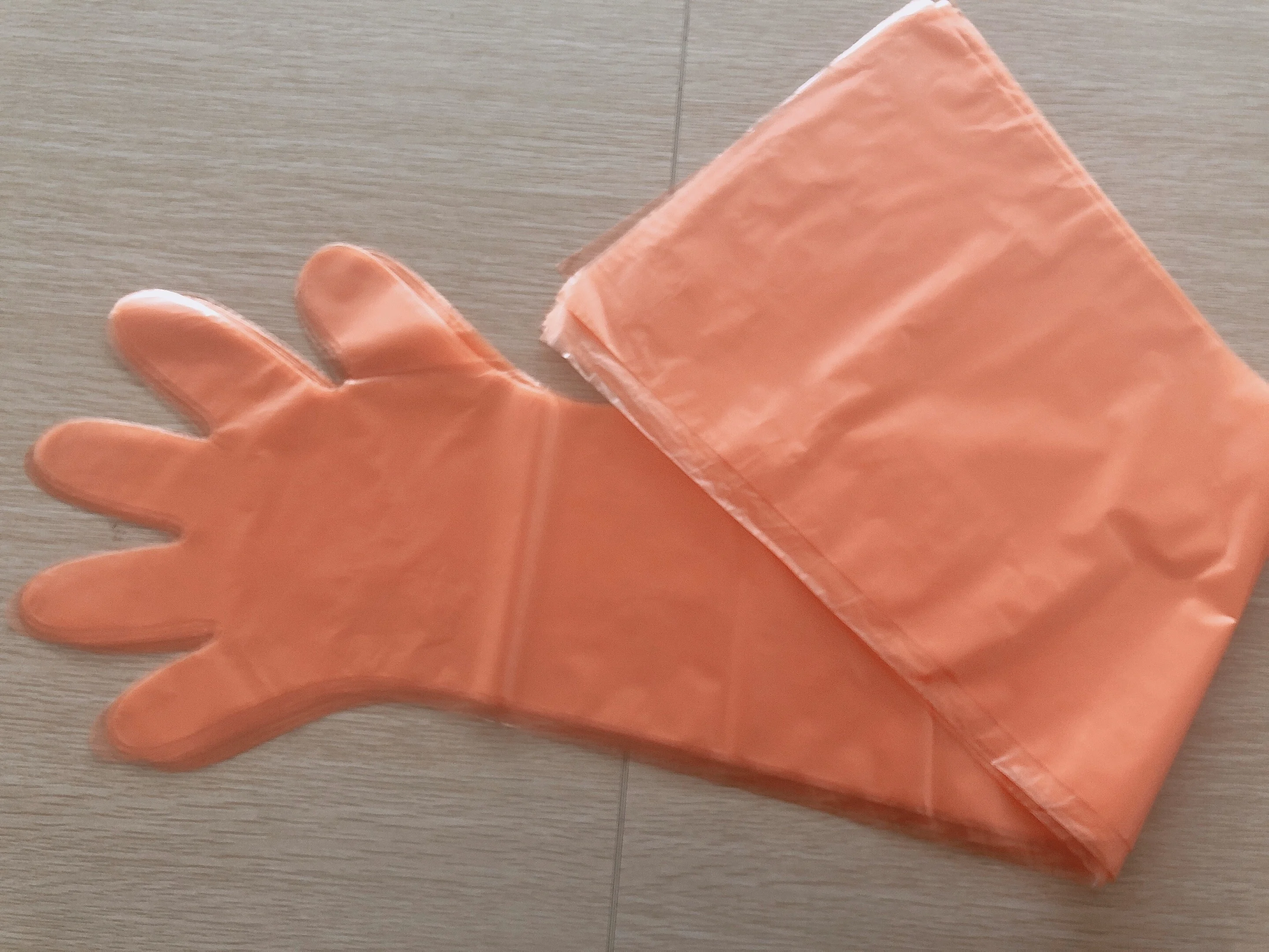 A.I-guantes de inseminación para uso veterinario, manoplas desechables de  90cm de largo y color rojo para Vagina Artificial| Alibaba.com