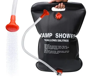 Portable PVC Water Camping Shower Outdoor Shower Bag Outdoor Camping Folding Water Bag Shower Bag