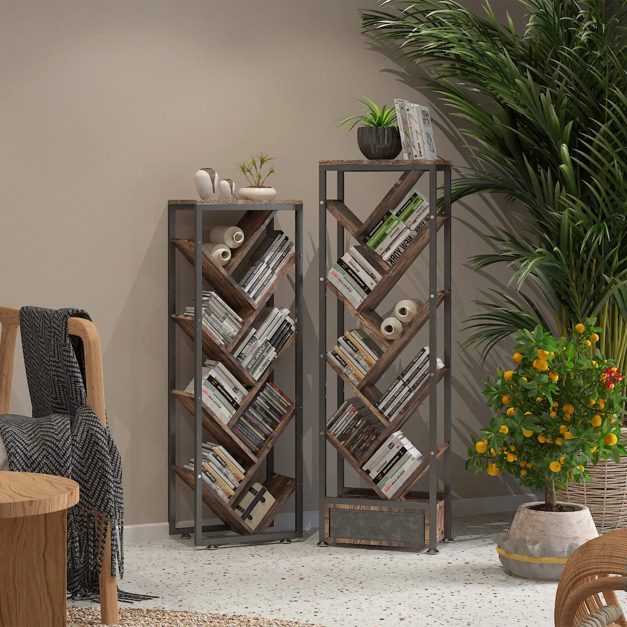 Деревянная книжная полка, книжный шкаф, стеллаж для хранения, мини книжные шкафы, узкий Настольный органайзер, полки для спальни, офиса