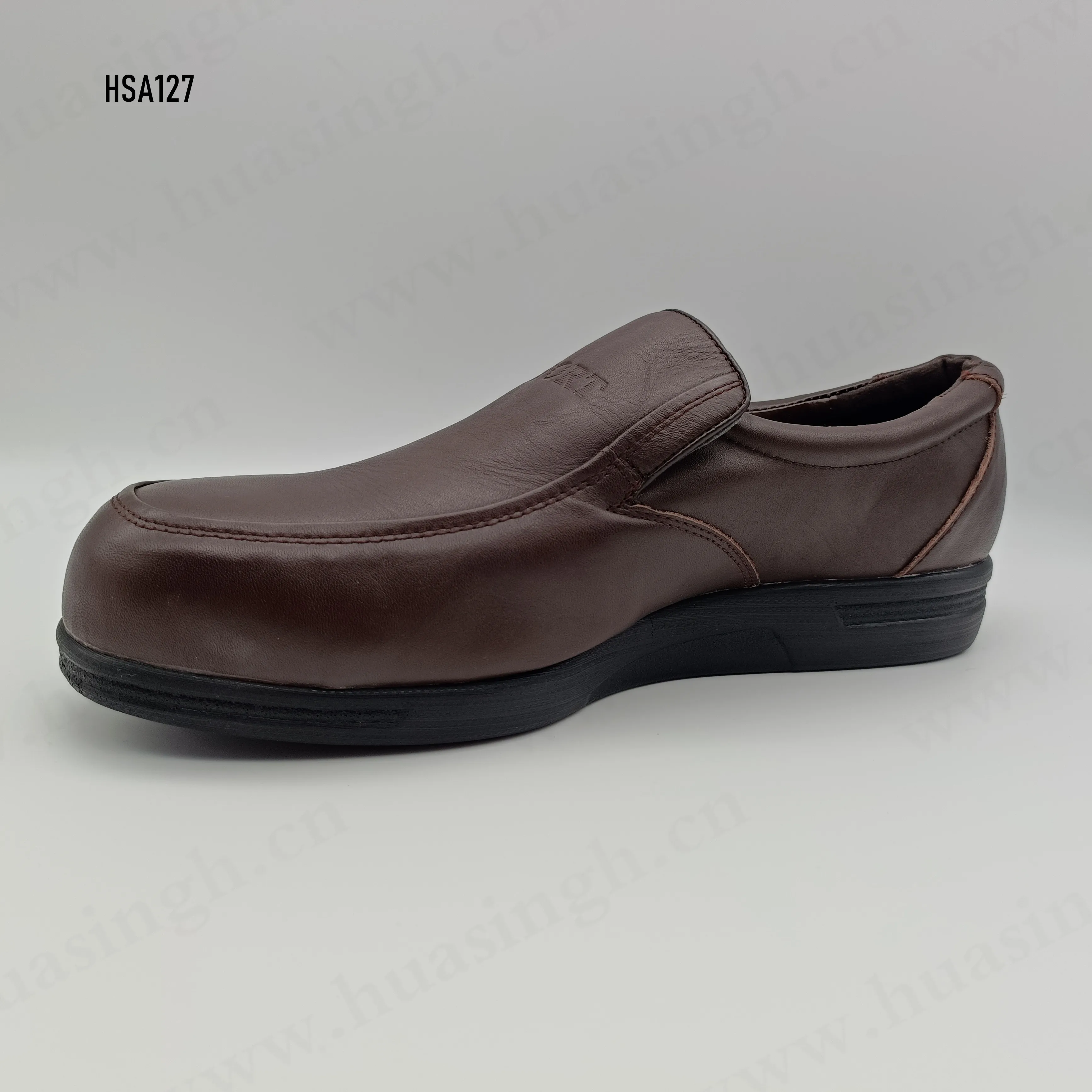 LXG,easy Wear Full Grain Leather Upper Manager Safety Shoes Steel Toe Insert Brown Dress Shoes for Kenya HSA127