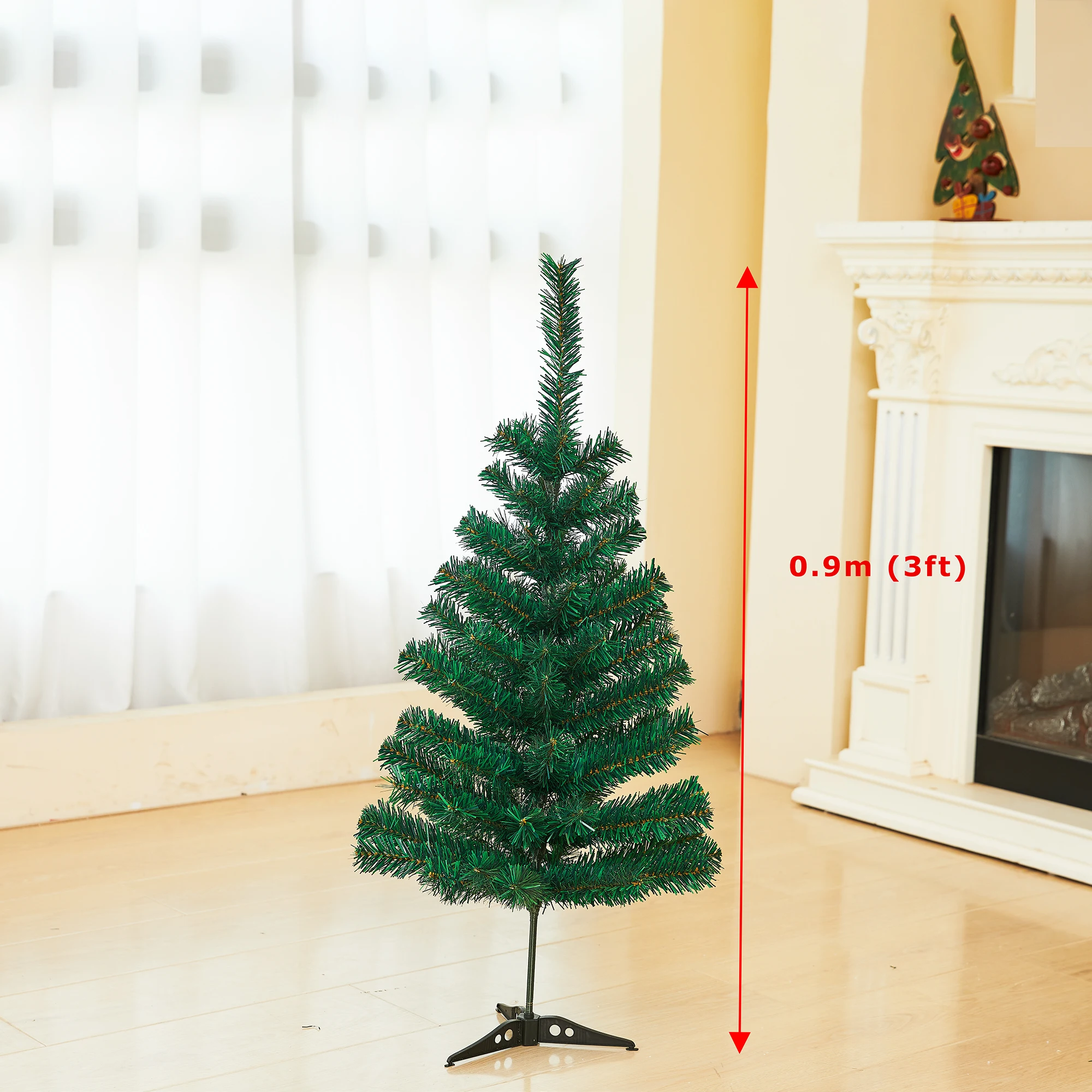 Traditional Christmas Tree Artificial Xmas Tree Home Decor 2ft 3ft 4ft