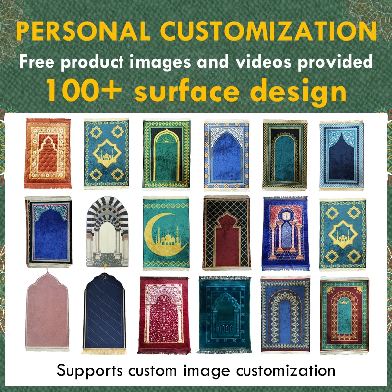 High Quality Muslim Prayer Rug Islamic Turkey Tassel Style Sajadah For