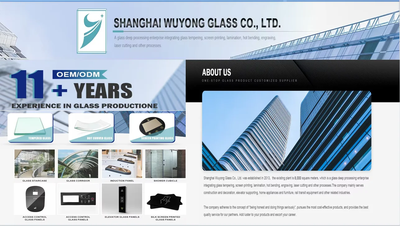product customized flat curved decorative screen printed touch glass panel for workshop bedroom applications-1