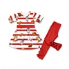 Fast Food Stripe 2Pcs Outfit
