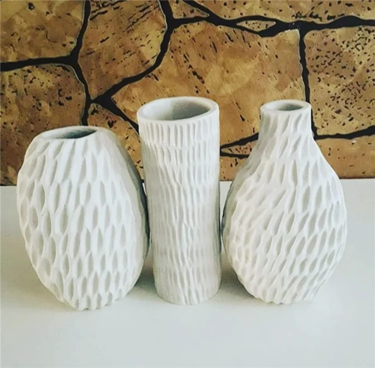 流行浮雕表面设计家居装饰配件复古北欧花瓶酒店 Buy 花瓶 北欧花瓶 家居装饰花瓶product On Alibaba Com