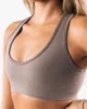 Mocha-Sports Bra