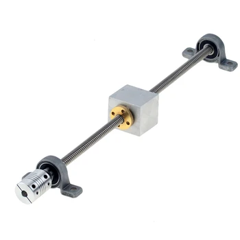 Sourcing Map Asta A Vite Di Piombo T8 Da 8 Mm Di Lunghezza, 4