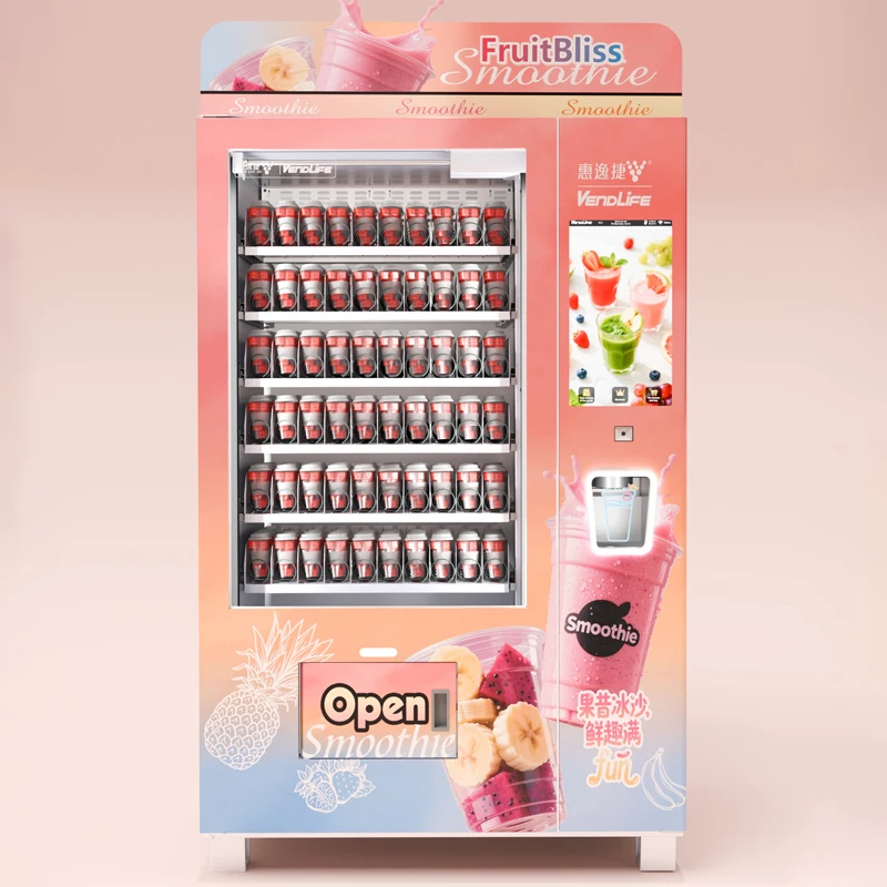 Vendlife Premium Quality Self-Service Frozen Milkshake Vending Machine Self-Service Fruit Smoothie Blender Recognized Supplier