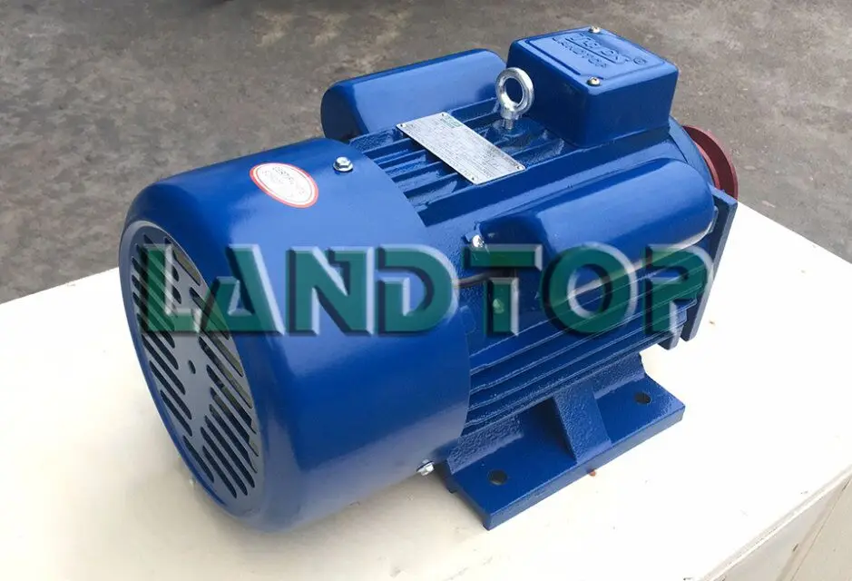 LANDTOP 1 Phase Power Generator Motors with Belt Pulley 220V 5hp/10hp/15hp/20hp/25hp/30hp Electrical  Motor Engine