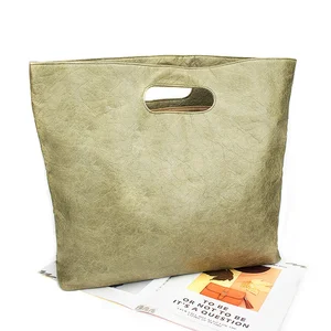 Custom made beach shopping handbag fashion large reusable Eco friendly waterproof tyvek paper tote bag