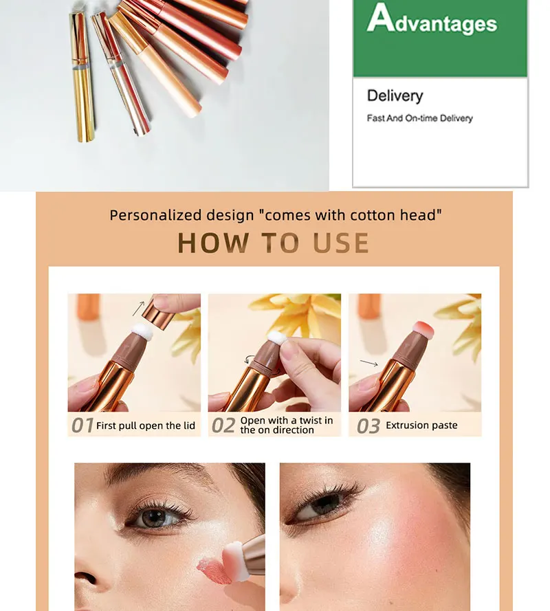 10ml 15ml Soft Brush Plastic Cosmetic Squeeze Tube Face Wash Packaging