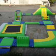 cheap water park inflatable outdoor floating island inflatable water park sliders for sea inflatable park in the water