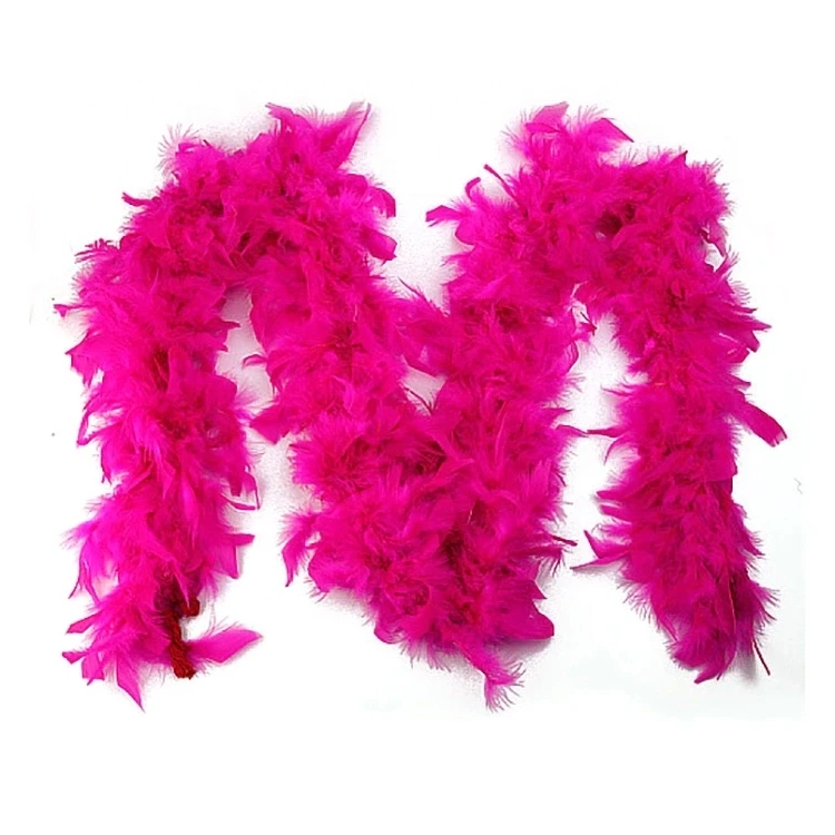 Hileaders Hot Sale 90g Cheap White Turkey Chandelle Feather Boa Buy