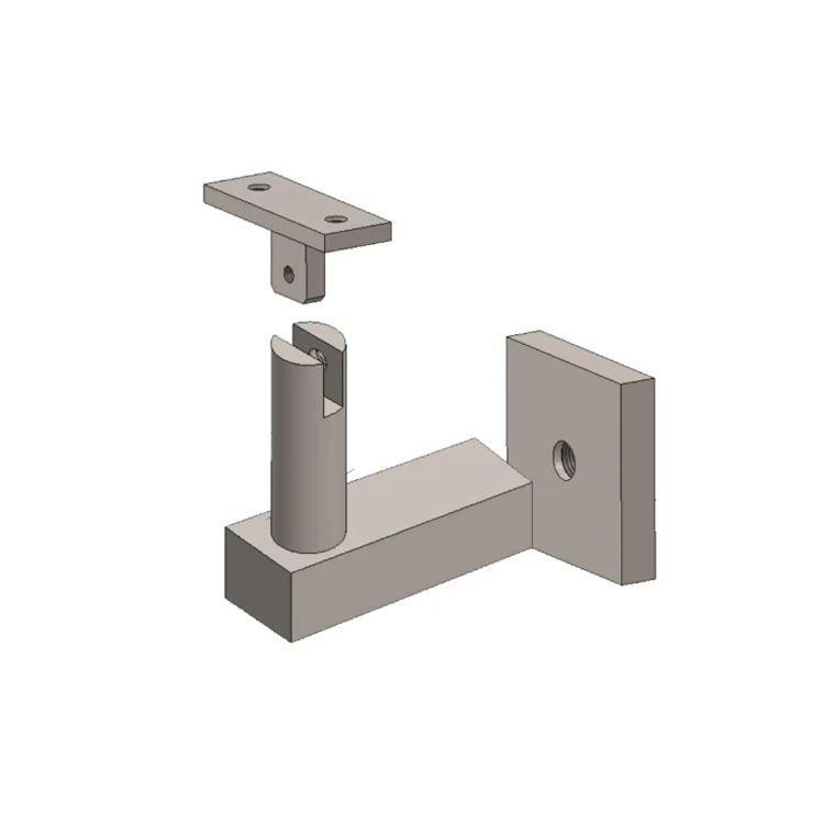 304不锈钢可调支架玻璃角墙安装支架