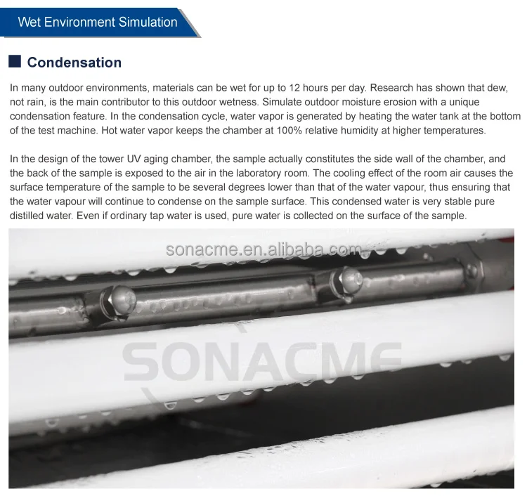 UV Accelerated Aging Test Chamber - SONACME Professional