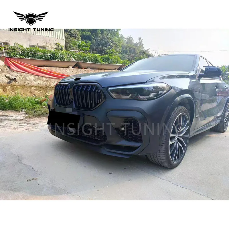 High Quality 2019+ Car Spoilers Bumper Fender Flare Lip Bodykit For Bmw G60 X6 Upgrade To F96