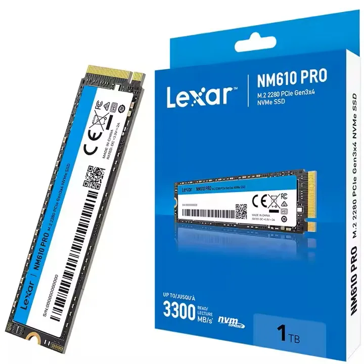 For Lexar NM610 PRO 250GB 500GB 1TB 2TB SSD NVME 610PRO Series, up