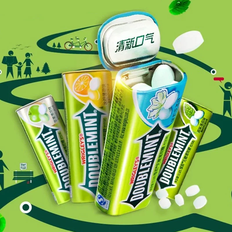 フルーツミント WRIGLEYSSフルーツフレーバーミントタブレットキャンディーシュガー