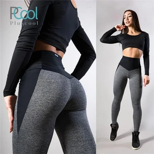 Women Sports Fitness High Waist Leggings Push up Running Yoga Pants Seamless Tights Gym Girl Leggins