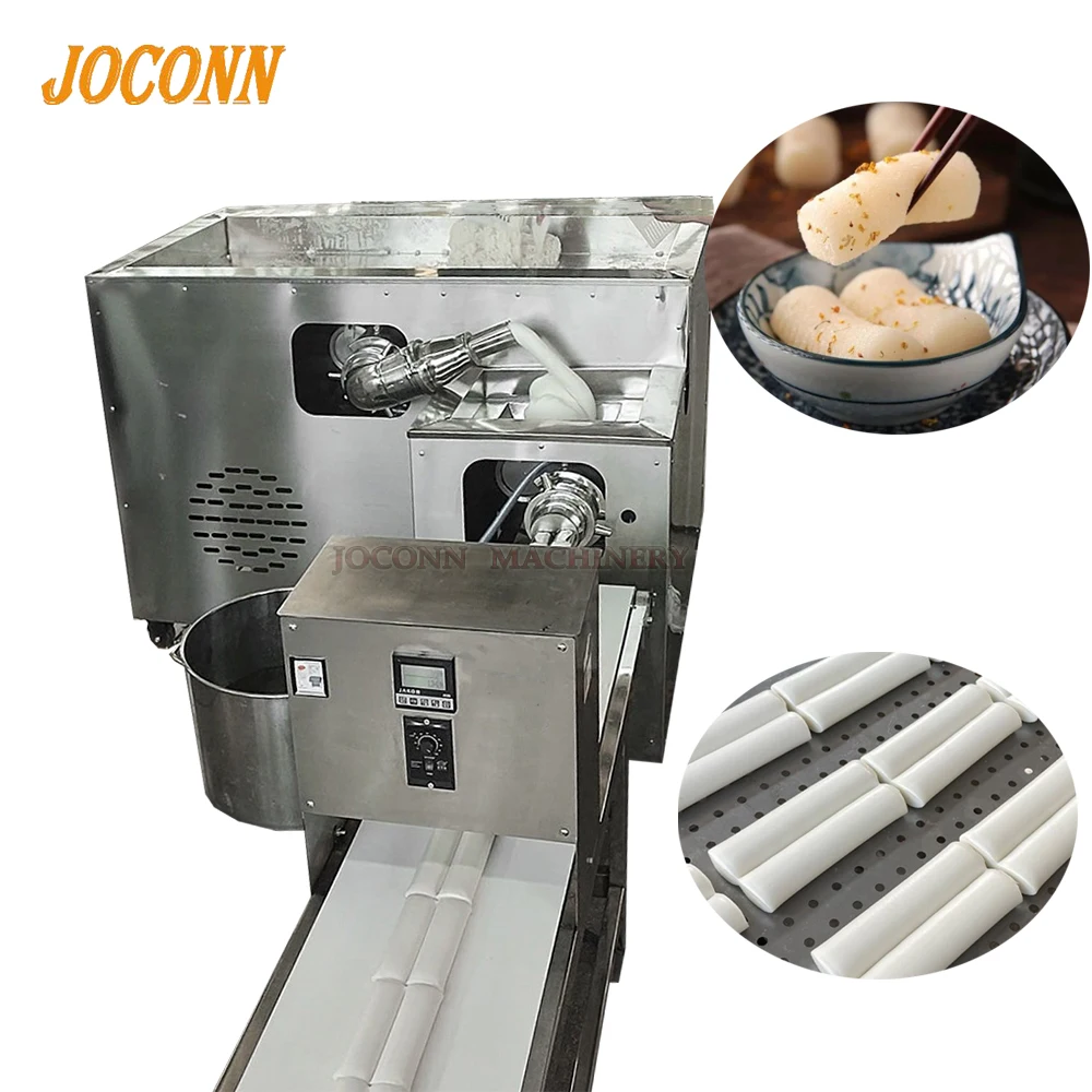 Commercial Spicy Korean Rice Cake Topokki Forming Machine Tteokbokki Maker  Extruder Machine
