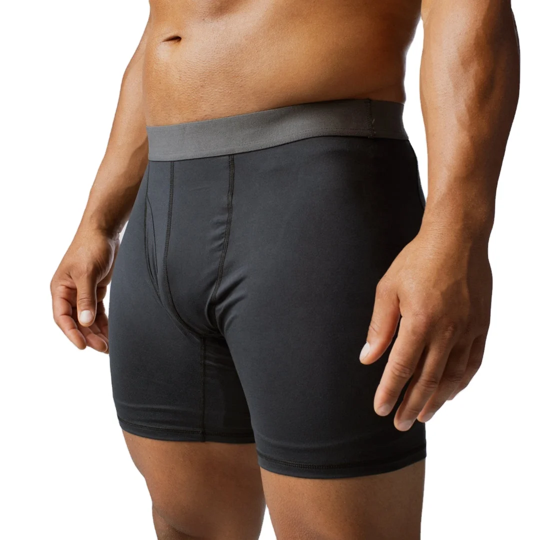Customized Most Comfortable Boxer Briefs Breathable Quick Dry Polyester Men Underwear
