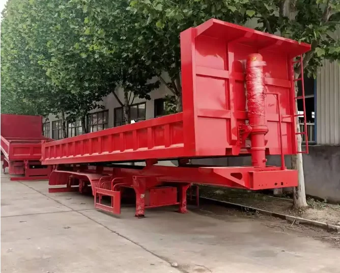 35m3 U-образный опрокидной прицеп, опрокидной полуприцеп, самосвал с тремя осями