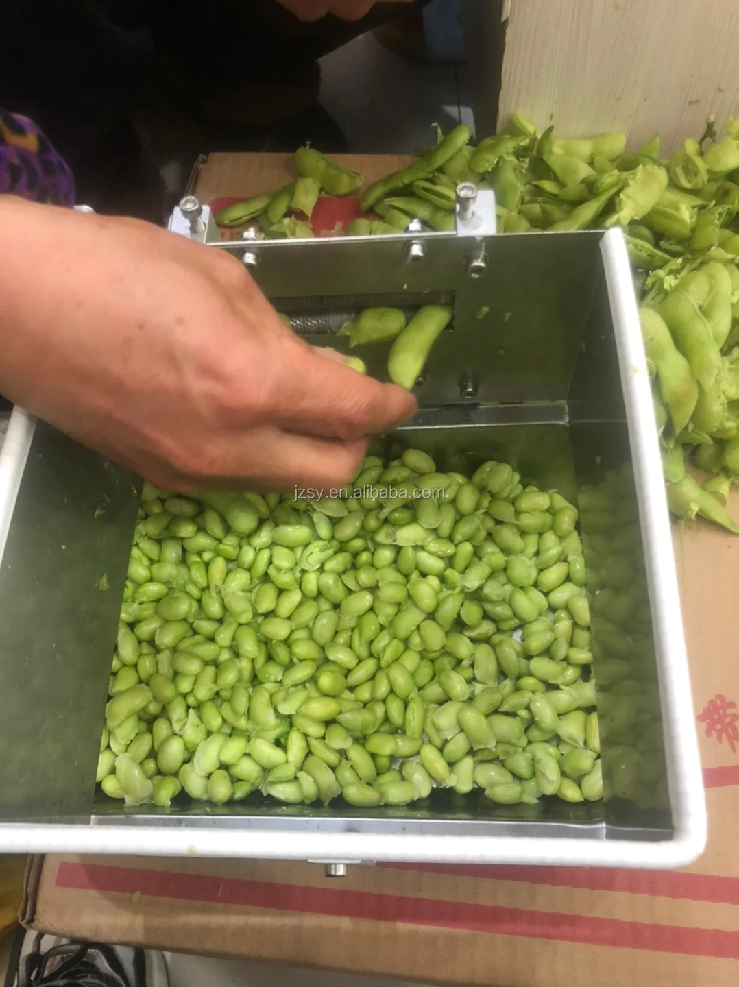 Маленькая электрическая Овощечистка высокой производительности/бытовая ручная Овощечистка зеленых соевых бобов/Портативная Овощечистка Горохов