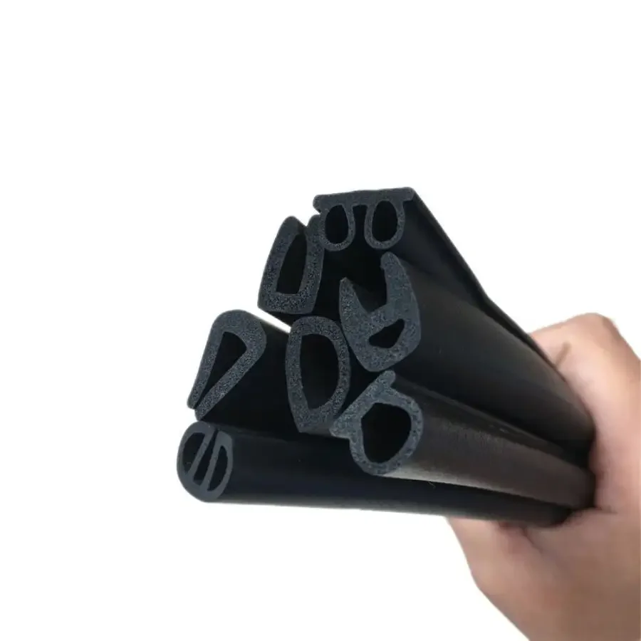 Factory Custom Various Types EPDM PVC TPE Foam Edge Guarding Rubber Strip U Shape Rubber Strip Moulding Extrusion Seal Strip