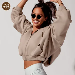 Hot Selling Long Sleeve Hoodie Gym Oversize Hoodie Women Street Wear Fleece Sweatshirt