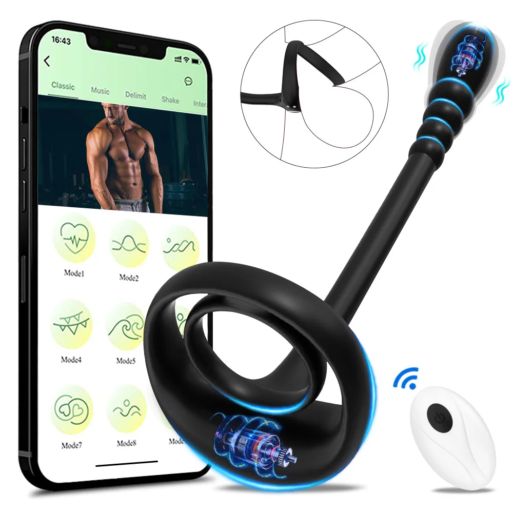 Vente chaude Zipper Lock Ring Télécommande sans fil Mâle et Femelle Cock Vibration Ring Produits pour adultes