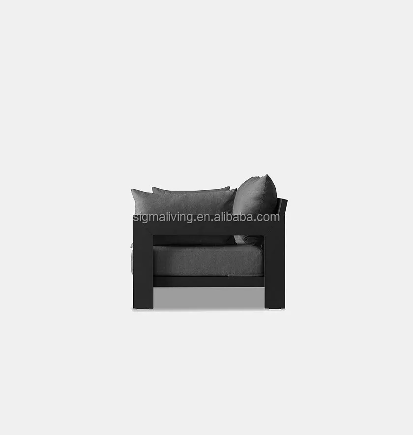 Outdoor Garden Sets Patio Furniture Set Outdoor Sofa Luxury Hotel Furniture 3 Seat Sofa