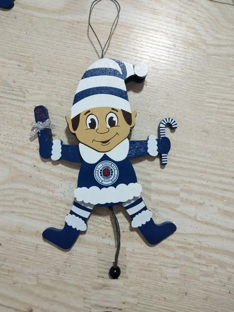 
Лучший подарок для детей деревянный кукольный клоун cетчатый рюкзак с затягивающимися кукол 