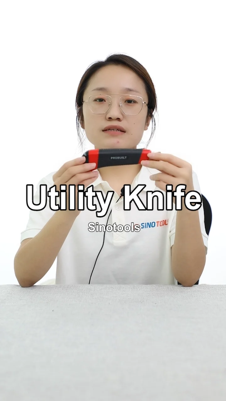 Hot Selling Plastic Utility Knife Box Cutter Knife Paper Cutter With