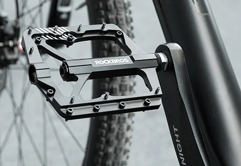 ROCKBROS Mountainbike-Pedale Fahrrad-Aluminiumlegierung Fupedale  Kugellager Rutschfeste Fusttze Fahrradpedale MTB