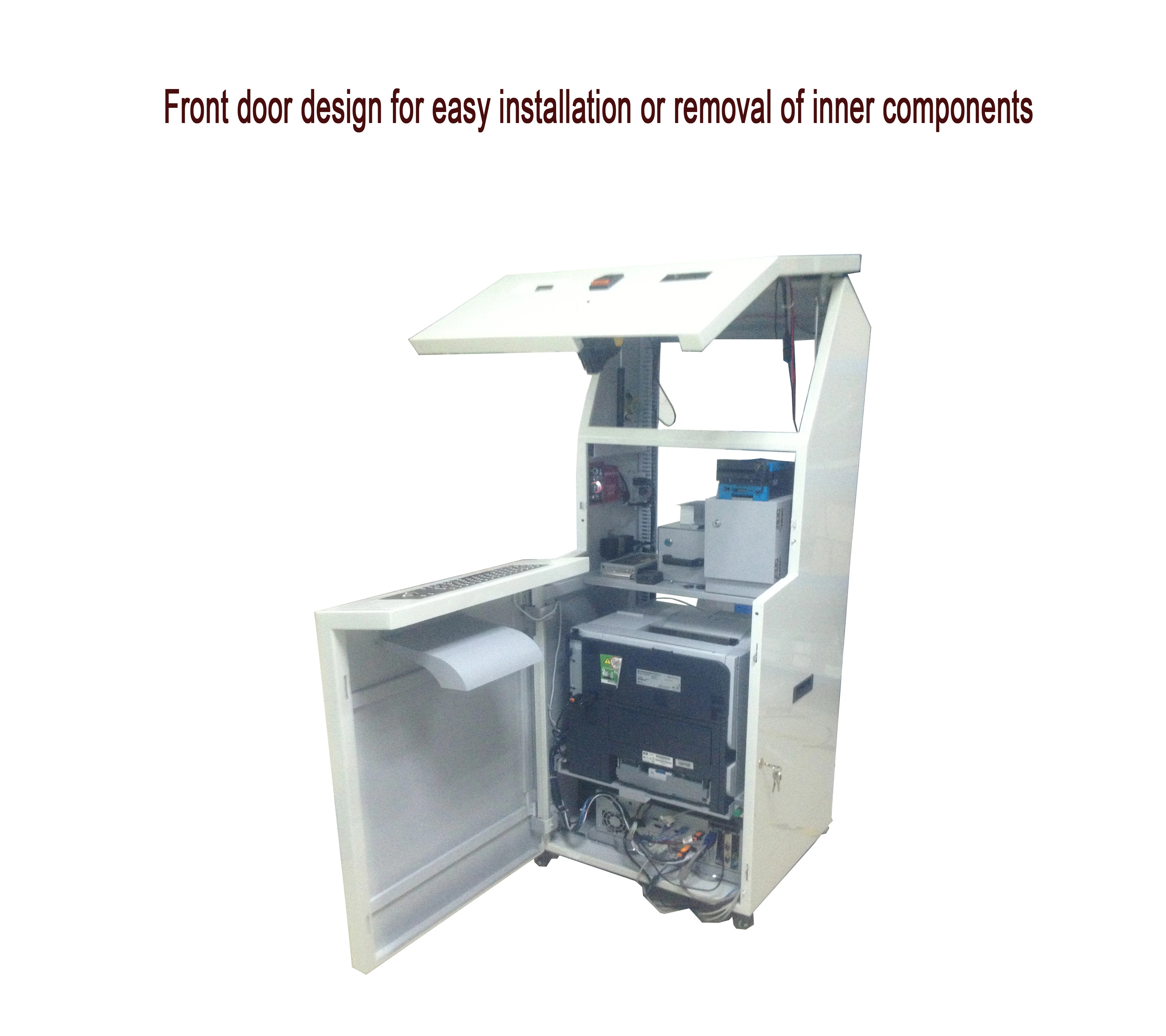 High tech card dispenser vending machine kiosk