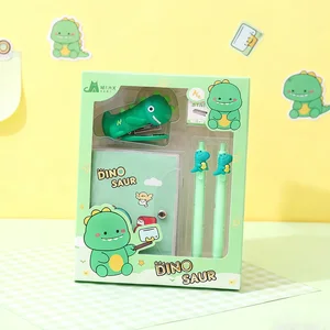 Cute Dino Design School Stationery Kit - Colorful Student Office Supplies