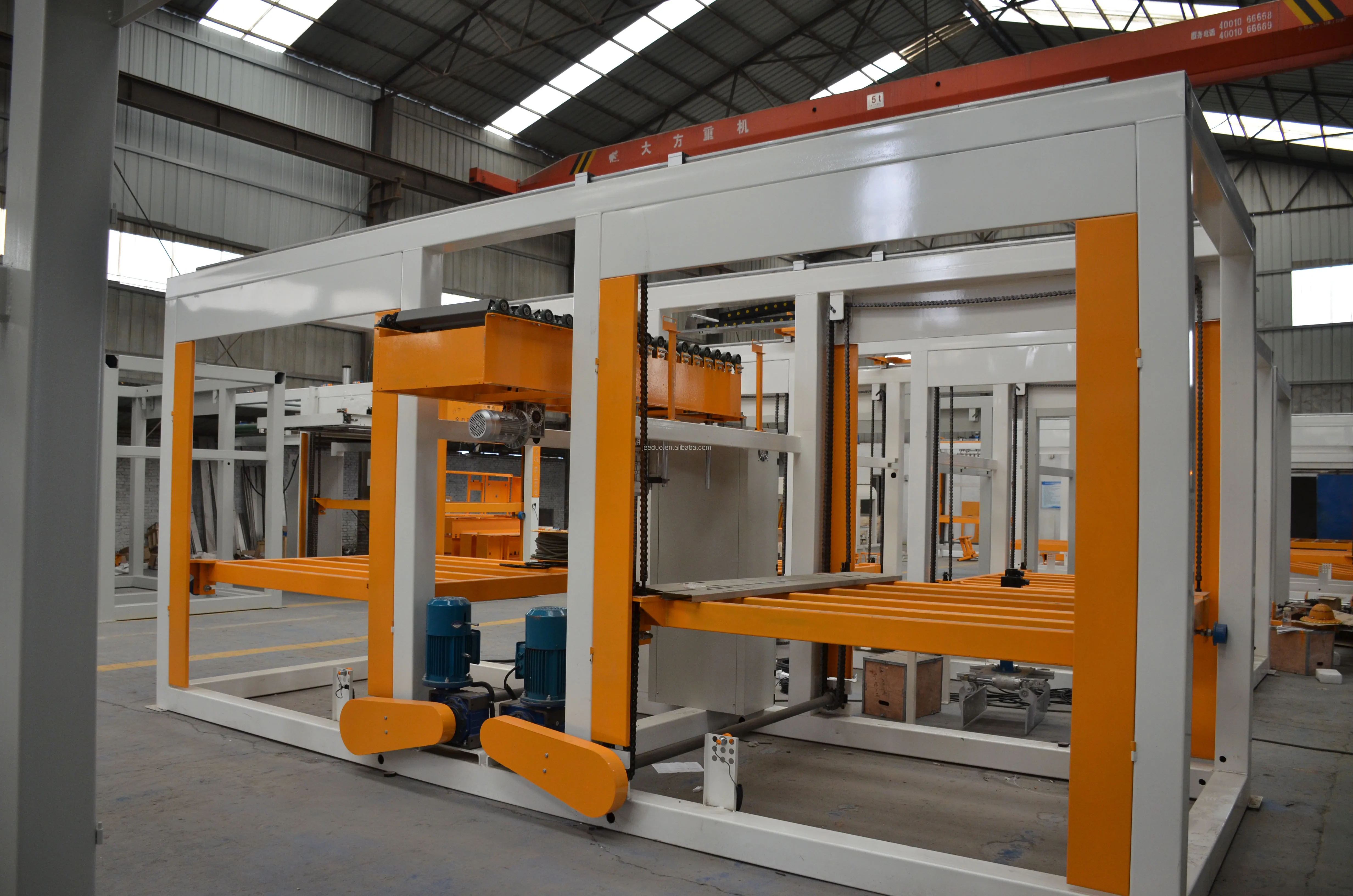 Industry Automatic Single Column Robot Case Palletizer Machine In
