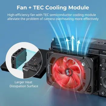 SmallRig TEC Camera Cooling Fan External Cooling System for Sony Mirrorless Cameras Compatible ZV-E1/ZV-E10 detail image
