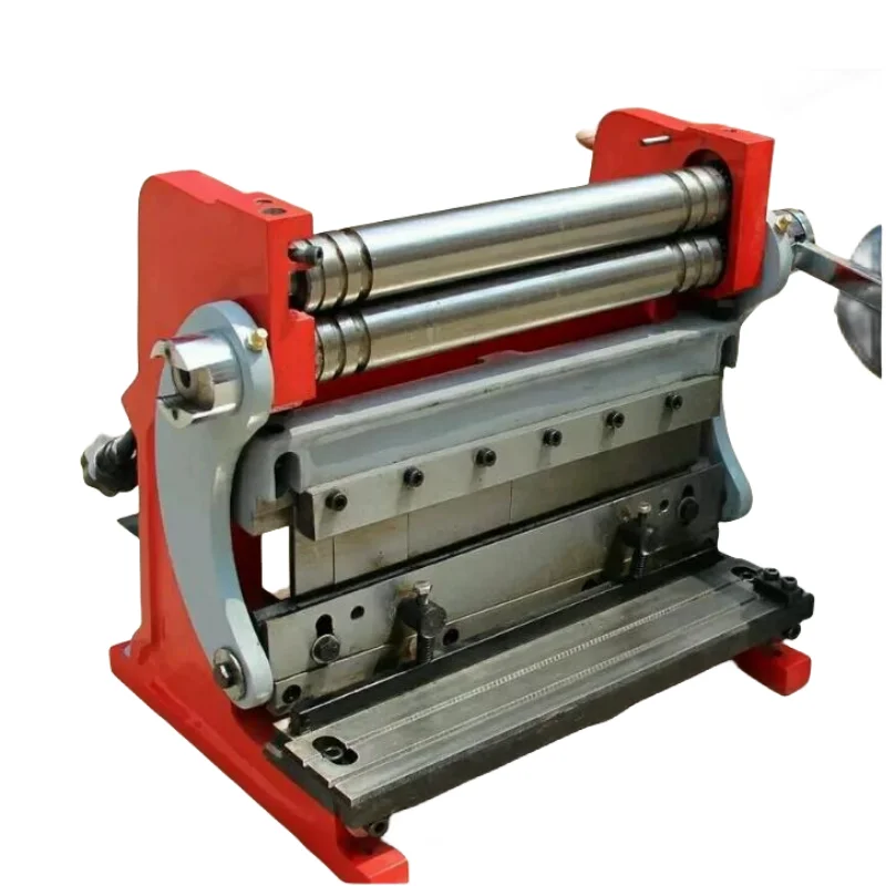 Three Function Flat Cutting Rolling Bending Iron Sheet Bender Multifunction Metal Sheet Rolling Machine