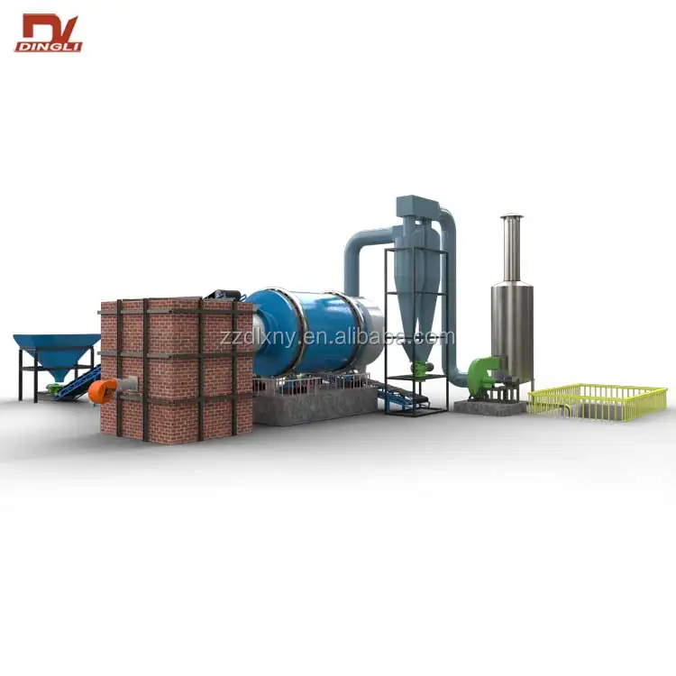 Automatic Continuous Working Silica Sand Drying Machine