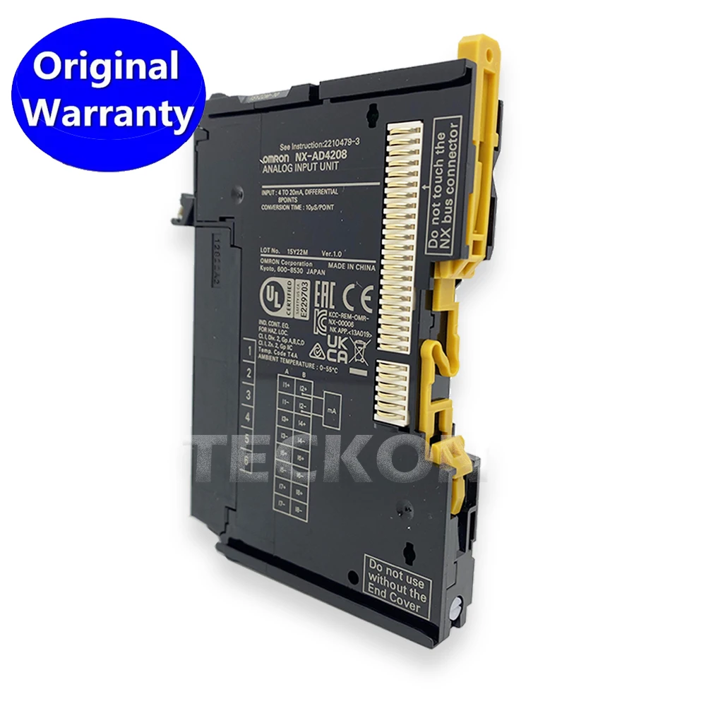 NX-AD4208 Analog I/O Unit Industrial Control PLC NX AD4208 Machine Automation Controllers for New PLC Programming