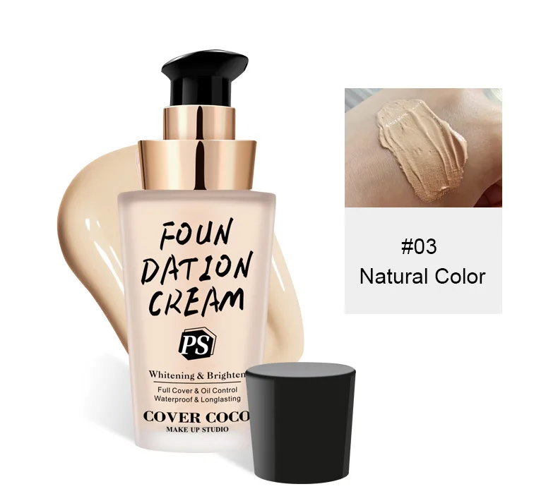 Wholesale Moisturizing Foundation Cream Waterproof Repairing Concealer Facial Foundation