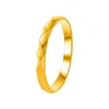 Anillo de flor con rombos finos - Oro