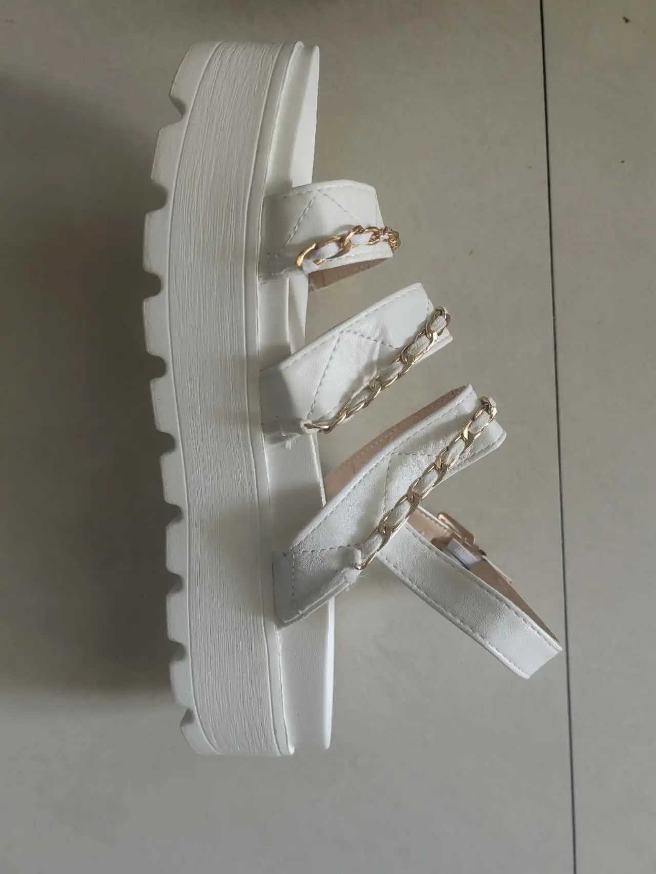 Women Sandals 2023 Fashion Platform Gladiator Sandals Open Toe Buckle ...