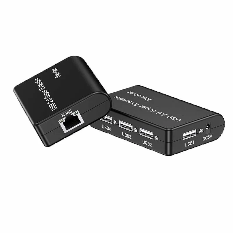 Usb 2.0 Extension Extender Over Cat5/6 Rj45 Lan Network Ethernet Repeater With Usb Hub 100m For Camera Host Remote - Buy Usb 2.0 Extension Extender Over Cat5/6 Rj45 Lan Network Ethernet