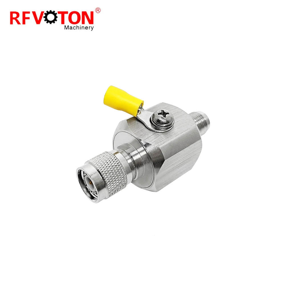 RF Connector Protector 0-3G Surge Lightning Arrestor TNC male to female coaxial lightning protector factory